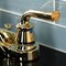 Kingston Brass 4" Centerset Bathroom Faucet with Brass Pop-Up, Polished Brass KB252RXLB - alternate 4